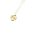 engraved heart necklace