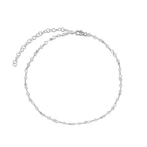 sterling silver leah choker necklace
