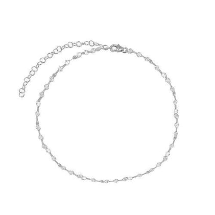 sterling silver leah choker necklace