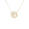 THE MONOGRAM NECKLACE - LARGE