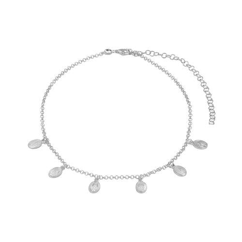 silver barri choker necklace