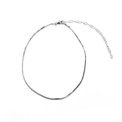 silver sweet nothing choker necklace