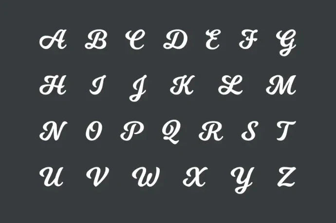 THE CUTOUT SCRIPT HEART PENDANT NECKLACE - The M Jewelers