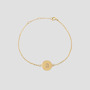 THE OLD ENGLISH INITIAL BRACELET - The M Jewelers