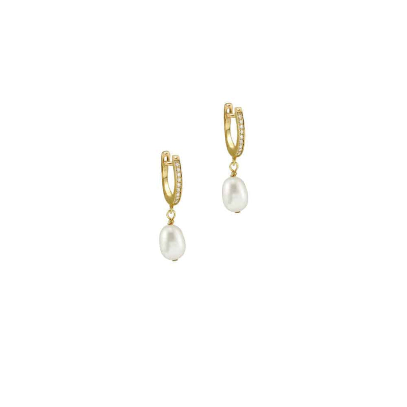 THE CAPRI PEARL DROP EARRINGS - The M Jewelers