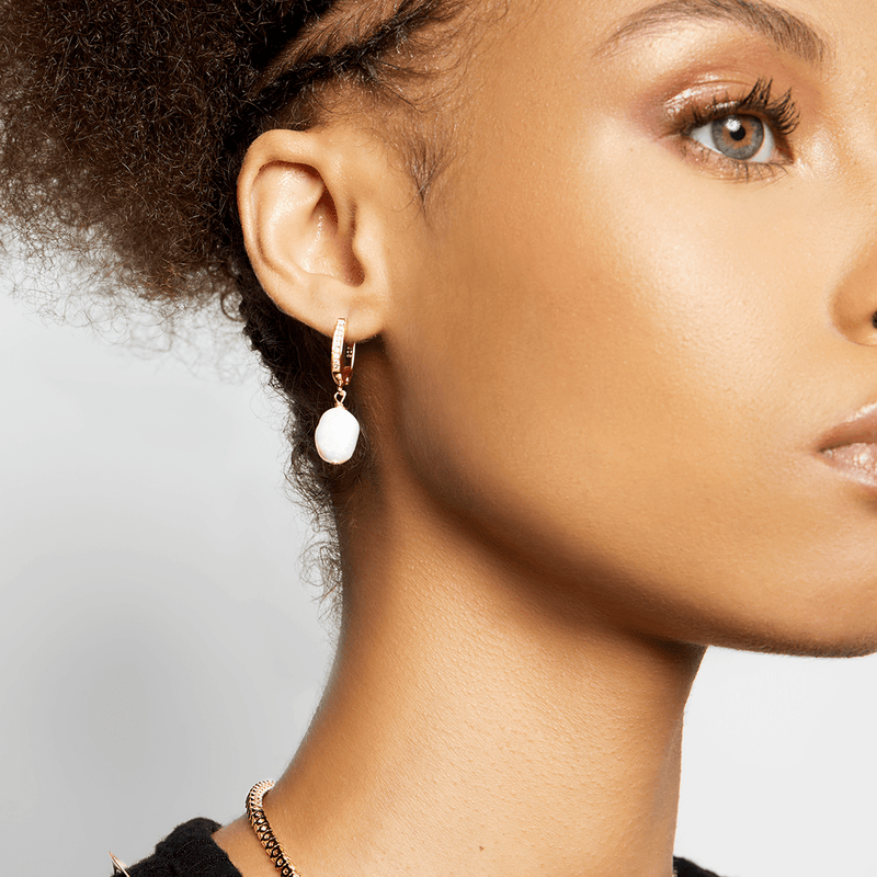 THE CAPRI PEARL DROP EARRINGS - The M Jewelers