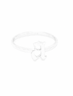 THE GOTHIC LETTER RING - The M Jewelers
