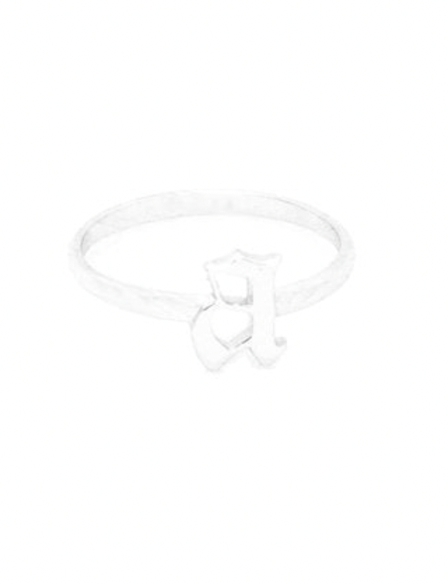 THE GOTHIC LETTER RING - The M Jewelers