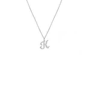 THE SIGNATURE SCRIPT PENDANT NECKLACE - The M Jewelers