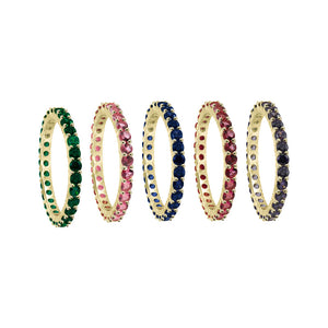 colored ring bands